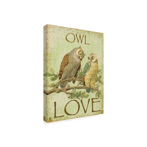 Jean Plout 'Owl Love' Canvas Art,24x32